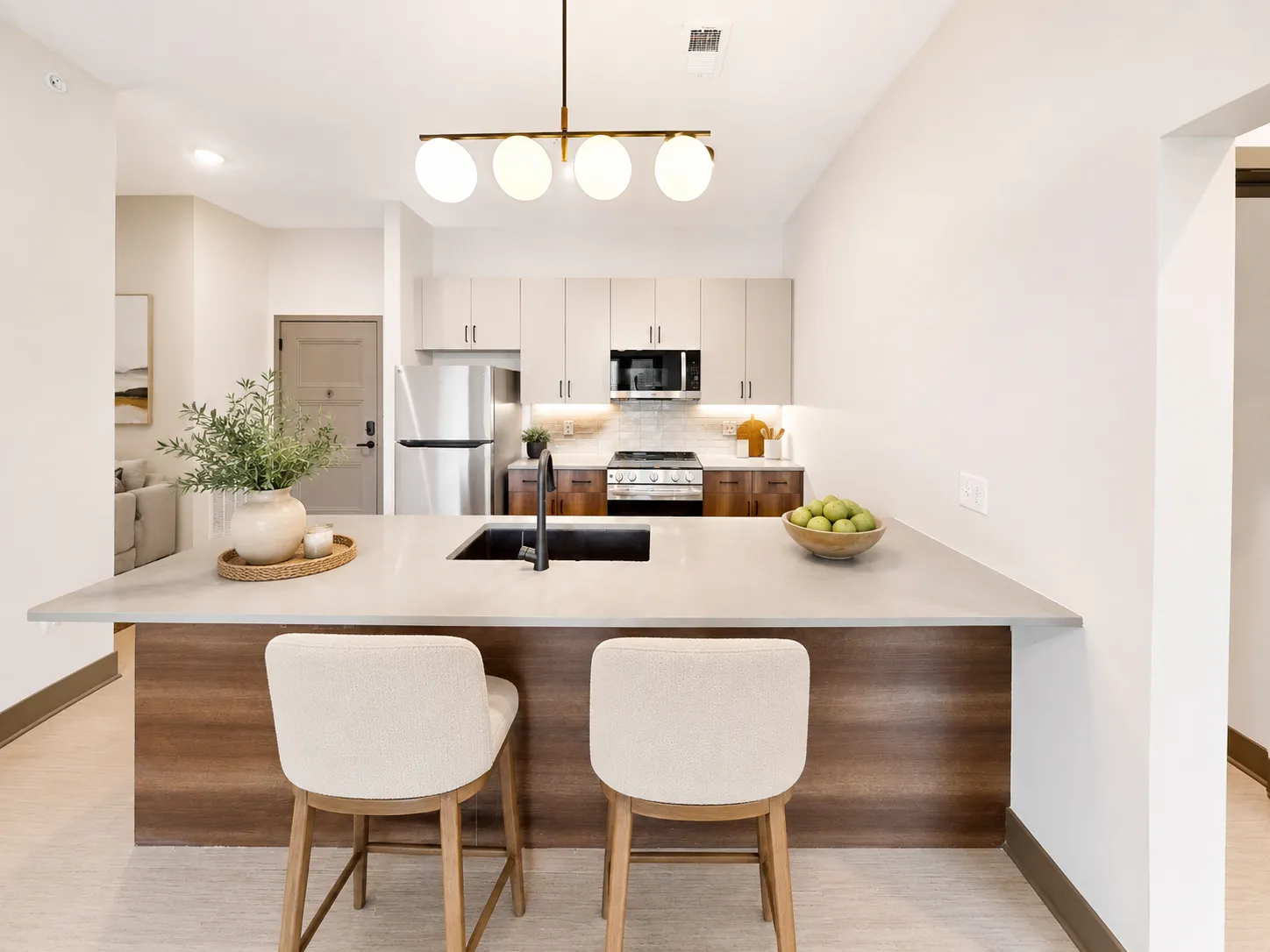 2 Bedroom + Den Unit - Kitchen